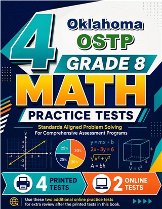 4 Oklahoma OSTP Grade 8 Math Practice Tests
