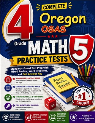 4 Oregon OSAS Grade 5 Math Practice Tests