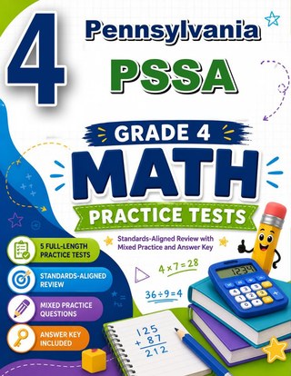 4 Pennsylvania PSSA Grade 4 Math Practice Tests