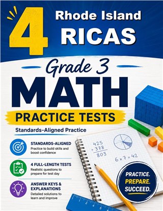 4 Rhode Island RICAS Grade 3 Math Practice Tests