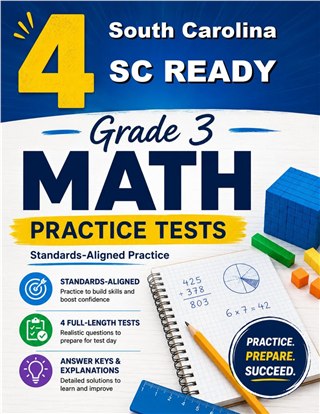 4 South Carolina SC READY Grade 3 Math Practice Tests