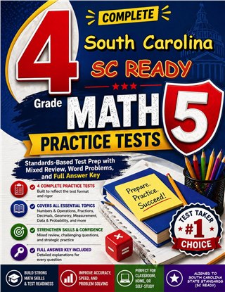4 South Carolina SC READY Grade 5 Math Practice Tests
