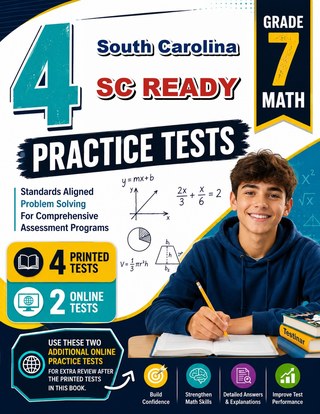 4 South Carolina SC READY Grade 7 Math Practice Tests