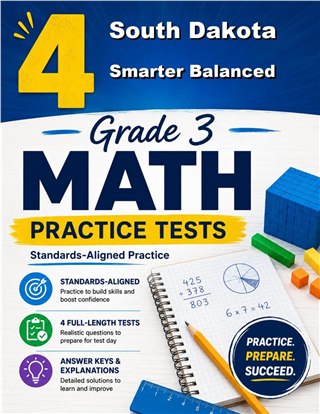 4 South Dakota Smarter Balanced Grade 3 Math Practice Tests