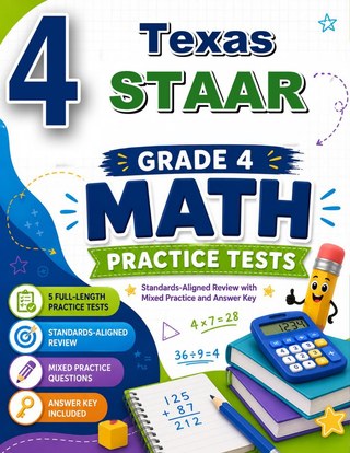 4 Texas STAAR Grade 4 Math Practice Tests