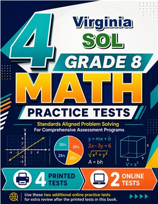 4 Virginia SOL Grade 8 Math Practice Tests