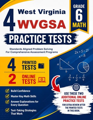 4 West Virginia WVGSA Grade 6 Math Practice Tests