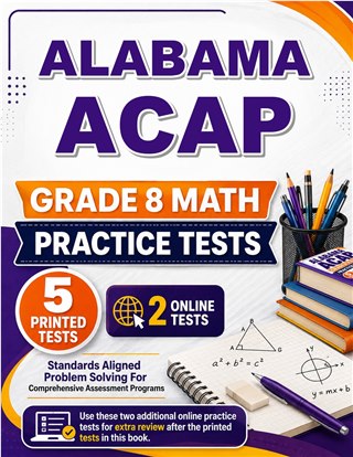 5 Alabama ACAP Grade 8 Math Practice Tests