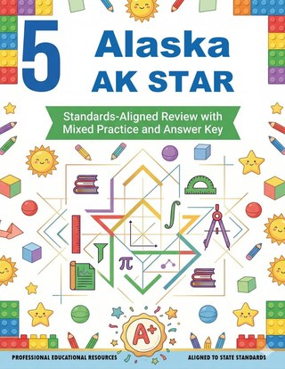 5 Alaska AK STAR Grade 4 Math Practice Tests