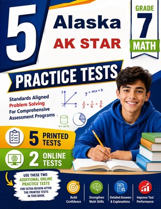 5 Alaska AK STAR Grade 7 Math Practice Tests