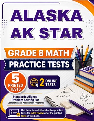 5 Alaska AK STAR Grade 8 Math Practice Tests