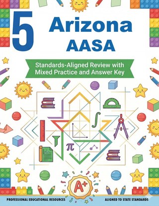 5 Arizona AASA Grade 4 Math Practice Tests