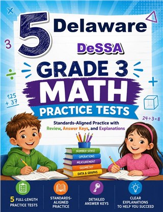 5 Delaware DeSSA Grade 3 Math Practice Tests