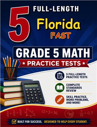 5 Florida FAST Grade 5 Math Practice Tests