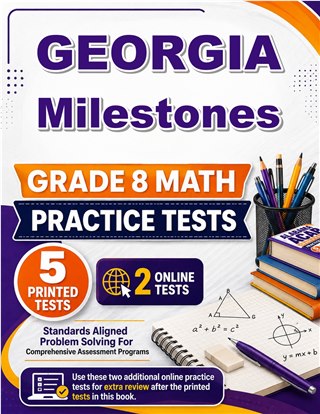 5 Georgia Milestones Grade 8 Math Practice Tests
