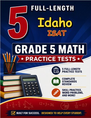 5 Idaho ISAT Grade 5 Math Practice Tests