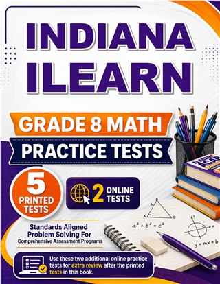 5 Indiana ILEARN Grade 8 Math Practice Tests