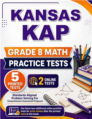 5 Kansas KAP Grade 8 Math Practice Tests