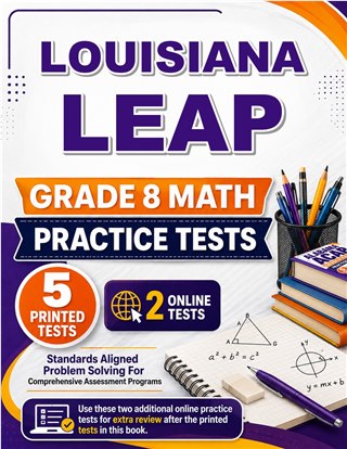 5 Louisiana LEAP Grade 8 Math Practice Tests