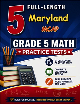5 Maryland MCAP Grade 5 Math Practice Tests