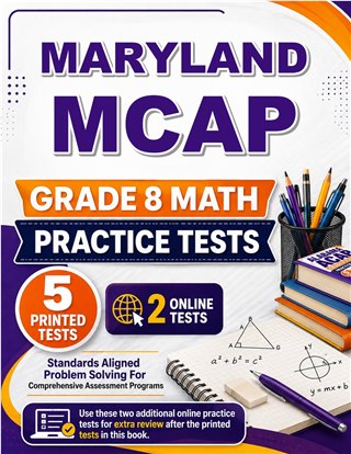 5 Maryland MCAP Grade 8 Math Practice Tests