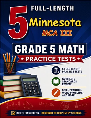 5 Minnesota MCA III Grade 5 Math Practice Tests