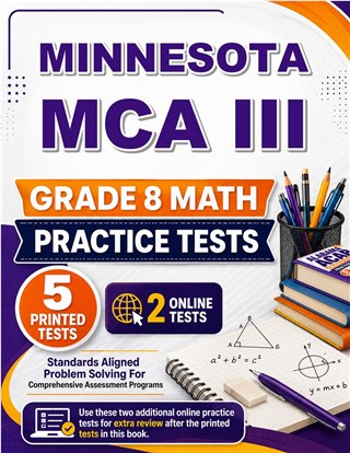 5 Minnesota MCA III Grade 8 Math Practice Tests