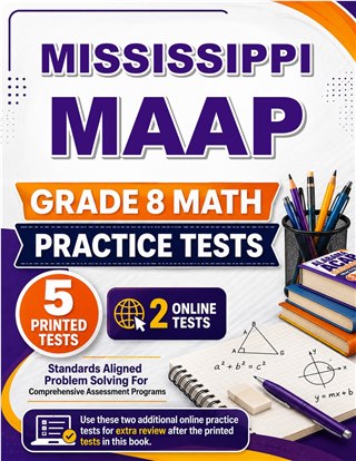 5 Mississippi MAAP Grade 8 Math Practice Tests