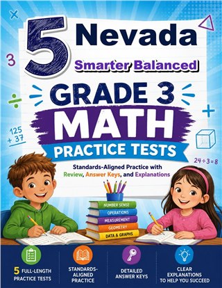 5 Nevada Smarter Balanced Grade 3 Math Practice Tests