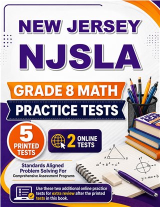 5 New Jersey NJSLA Grade 8 Math Practice Tests