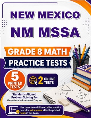 5 New Mexico NM MSSA Grade 8 Math Practice Tests