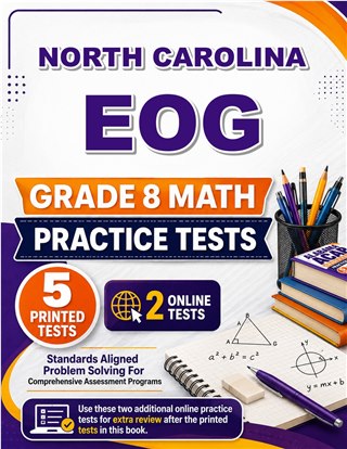 5 North Carolina EOG Grade 8 Math Practice Tests
