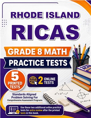 5 Rhode Island RICAS Grade 8 Math Practice Tests