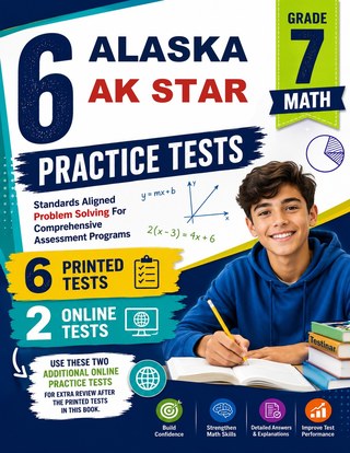 6 Alaska AK STAR Grade 7 Math Practice Tests
