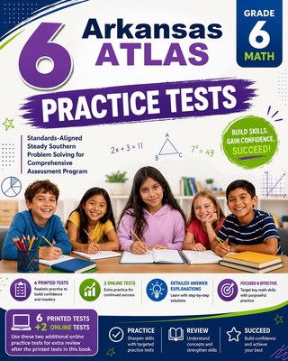6 Arkansas ATLAS Grade 6 Math Practice Tests