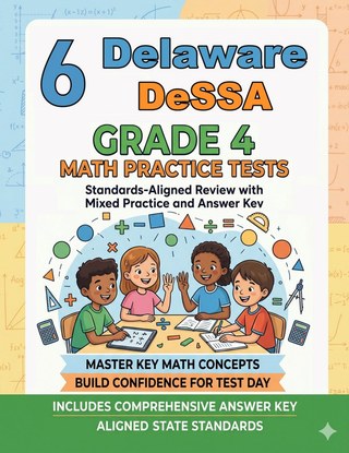 6 Delaware DeSSA Grade 4 Math Practice Tests