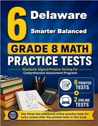 6 Delaware Smarter Balanced Grade 8 Math Practice Tests