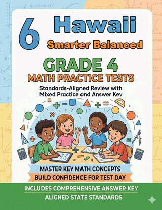 6 Hawaii Smarter Balanced Grade 4 Math Practice Tests