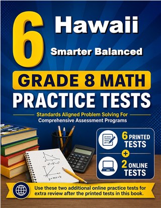 6 Hawaii Smarter Balanced Grade 8 Math Practice Tests