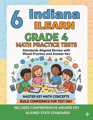 6 Indiana ILEARN Grade 4 Math Practice Tests