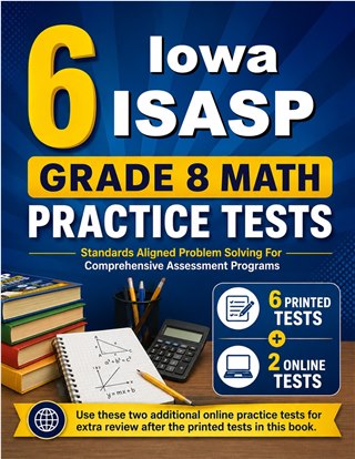 6 Iowa ISASP Grade 8 Math Practice Tests