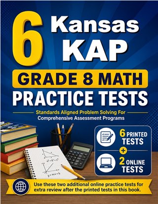 6 Kansas KAP Grade 8 Math Practice Tests