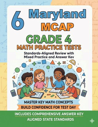 6 Maryland MCAP Grade 4 Math Practice Tests