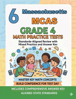 6 Massachusetts MCAS Grade 4 Math Practice Tests