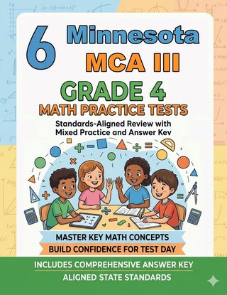 6 Minnesota MCA III Grade 4 Math Practice Tests