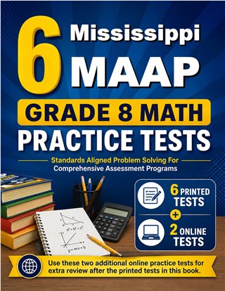 6 Mississippi MAAP Grade 8 Math Practice Tests
