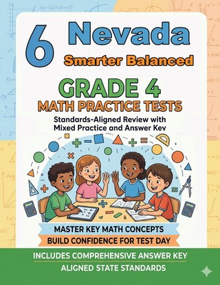 6 Nevada Smarter Balanced Grade 4 Math Practice Tests