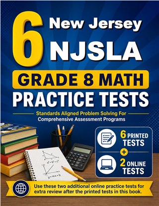 6 New Jersey NJSLA Grade 8 Math Practice Tests