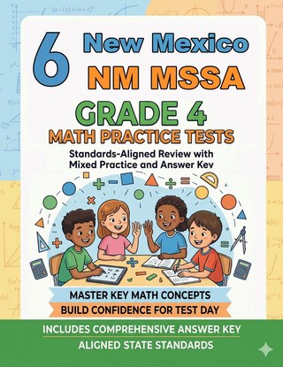 6 New Mexico NM MSSA Grade 4 Math Practice Tests