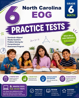 6 North Carolina EOG Grade 6 Math Practice Tests